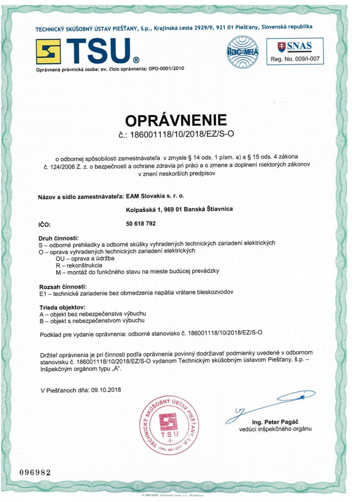 Certifikáty / Certifikáty - foto